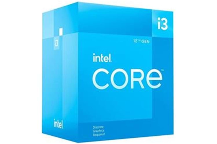Intel Alder Lake Core i3 12100 3.3Ghz 1700P 12Mb (60W) Uhd730 Box İşlemci