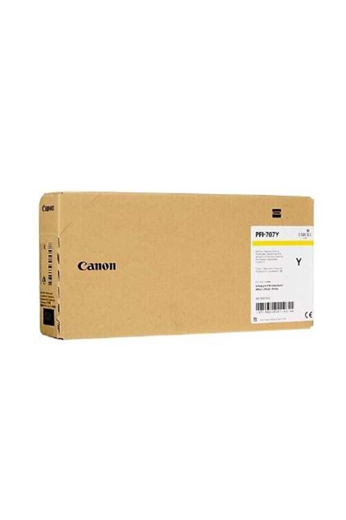 Canon PFI-707Y Yellow Sarı Plotter Kartuş IPF830-840-850