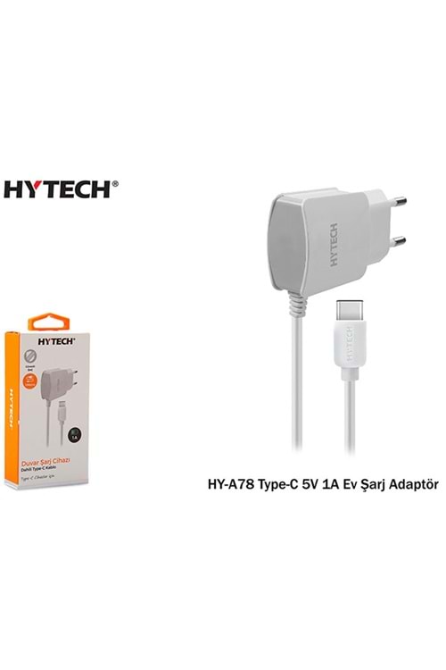 Hytech HY-XT60T 20W Quick 3.0 Type USB-C Beyaz Kablo + Ev Şarj Adaptör