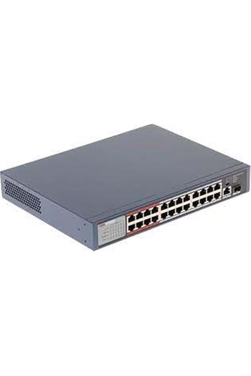 Hikvision DS-3E0326P-E-M 24 Portlu 10-100 Fast Ethernet Switch- 24 Port Poe 230W