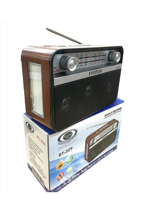 Everton RT-309 Bluetooth USB-SD-FM Nostaljik Radyo Şarjlı