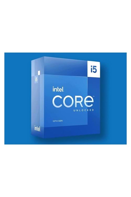 Intel Core i5 13600KF 3.50Ghz 24Mb125W LGA1700 (Grafik Kart YOK, Fan YOK) Box Kutulu İşlemci