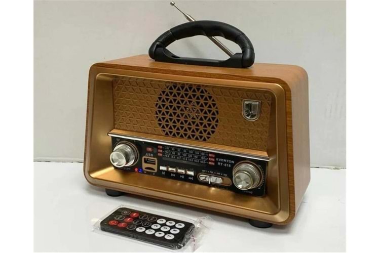 Everton RT-818 Bluetooth-USB-SD-FM Nostaljik Radyo