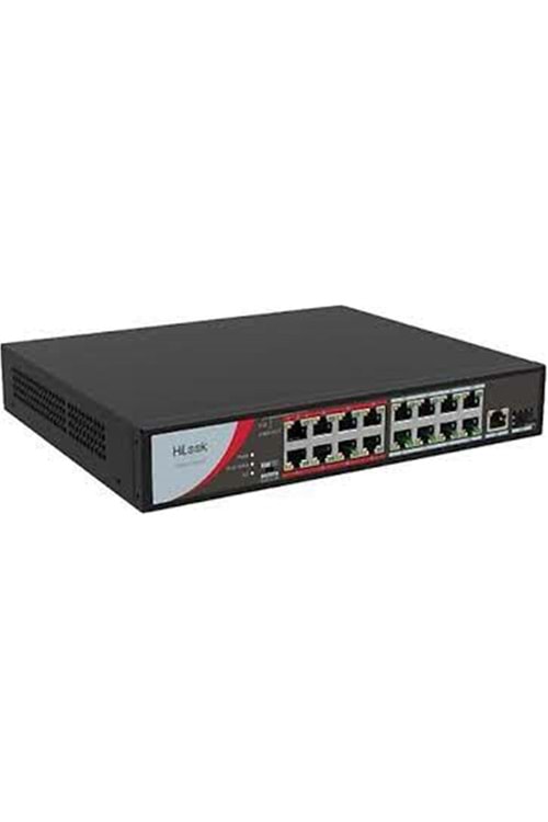 Hilook NS-0318P-130(B) 16 Port 10-100 Poe Switch 1x1000 Mbps RJ45 Port, 1x1000 Mbps SFP