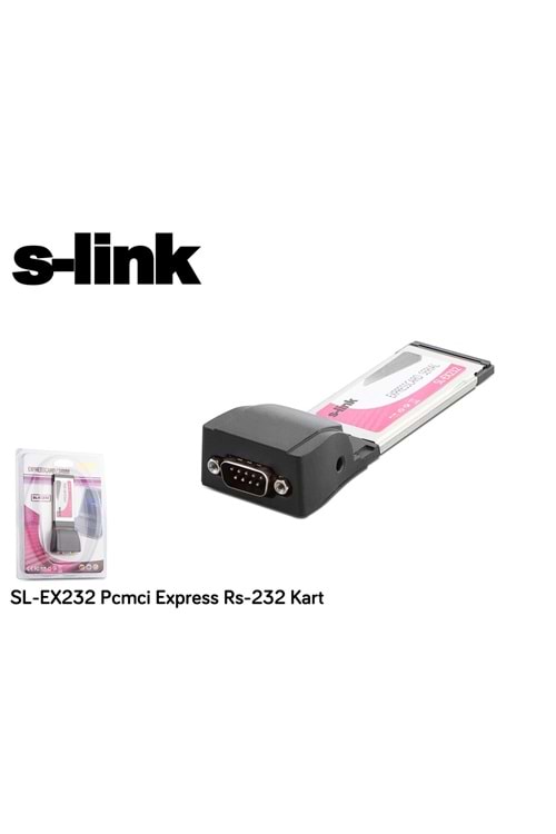 S-link SL-EX232 1port rs232 Pcmcıa Express Kart