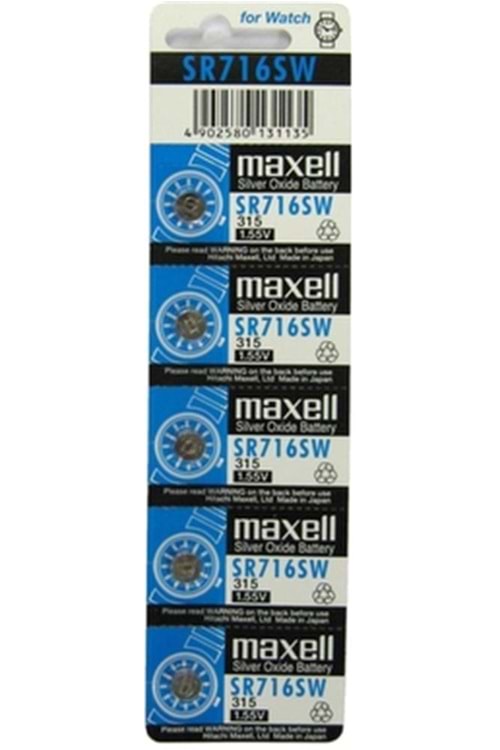 Maxell Sr-716Sw-315 10lu Paket Pil