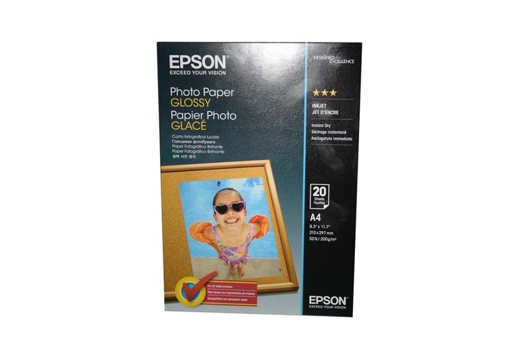 Epson A4 200Gram 20'li Fotoğraf Kağıdı S042538