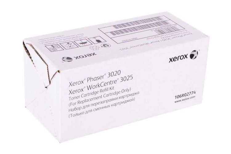 Xerox 106R02774 Phaser 3020-3025 Tnr Refill Kit 1500syf Toner TozuXerox Phaser
