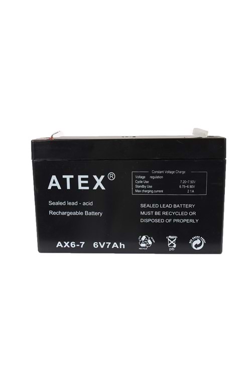 Atex AX-12V 18AH Bakımsız Kuru Akü