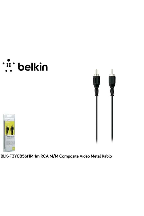 Belkin BLK-F3Y085BF1M 1m Rca m-m Composite Video Metal Kablo