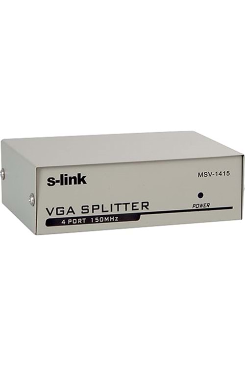 S-link msv-1415 1PC-4 Vga 150mhz Monitör Çoklayıcı