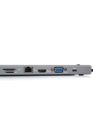 Dark DK-AC-U31X35 USB 3.1 Type C 10 in 1 Etht-HDMI-VGA-TFSD Kart Ok-USB3- Kulaklık Çok HUB