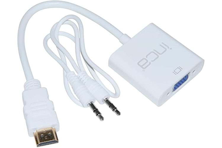 INCA IHTV-7TB 20cm HDMI-VGA (D) Görüntü Adaptörü Beyaz Sesli