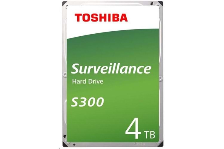 Toshiba 4TB HDWT840UZSVA S300 3.5 5400rpm Güvenlik 7-24 Harddisk