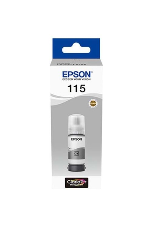 Epson 115 Grey Gri Şişe Mürekkep T07D54A L8160-L8180