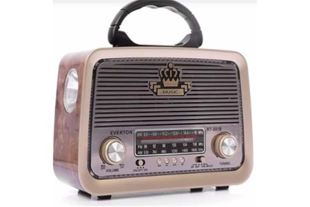 Everton RT-301 Bluetooth-USB-SD-FM Nostaljik Radyo