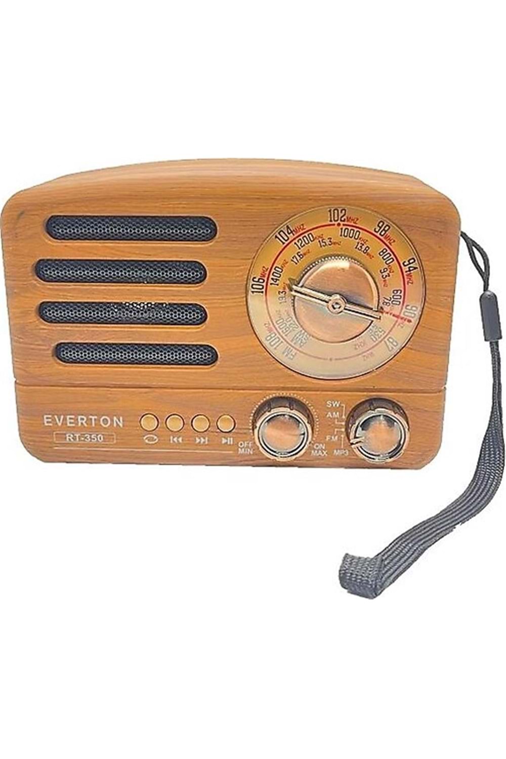 Everton RT-350 Bluetooth USB-SD-FM Nostaljik Radyo Şarjlı