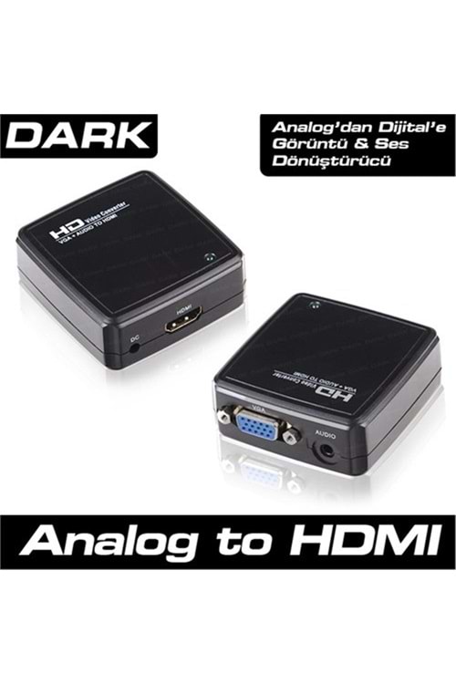 Dark DK-HD-AVGAXHDMI VGA to HDMI Aktif Dönüştürücü