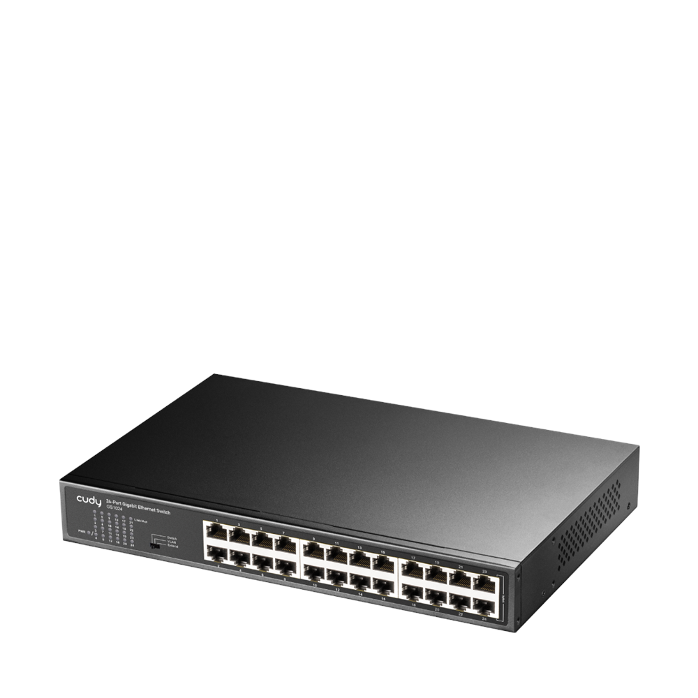 CUDY 24port Gigabit Yönetilemez Metal Kasa Switch GS1024 