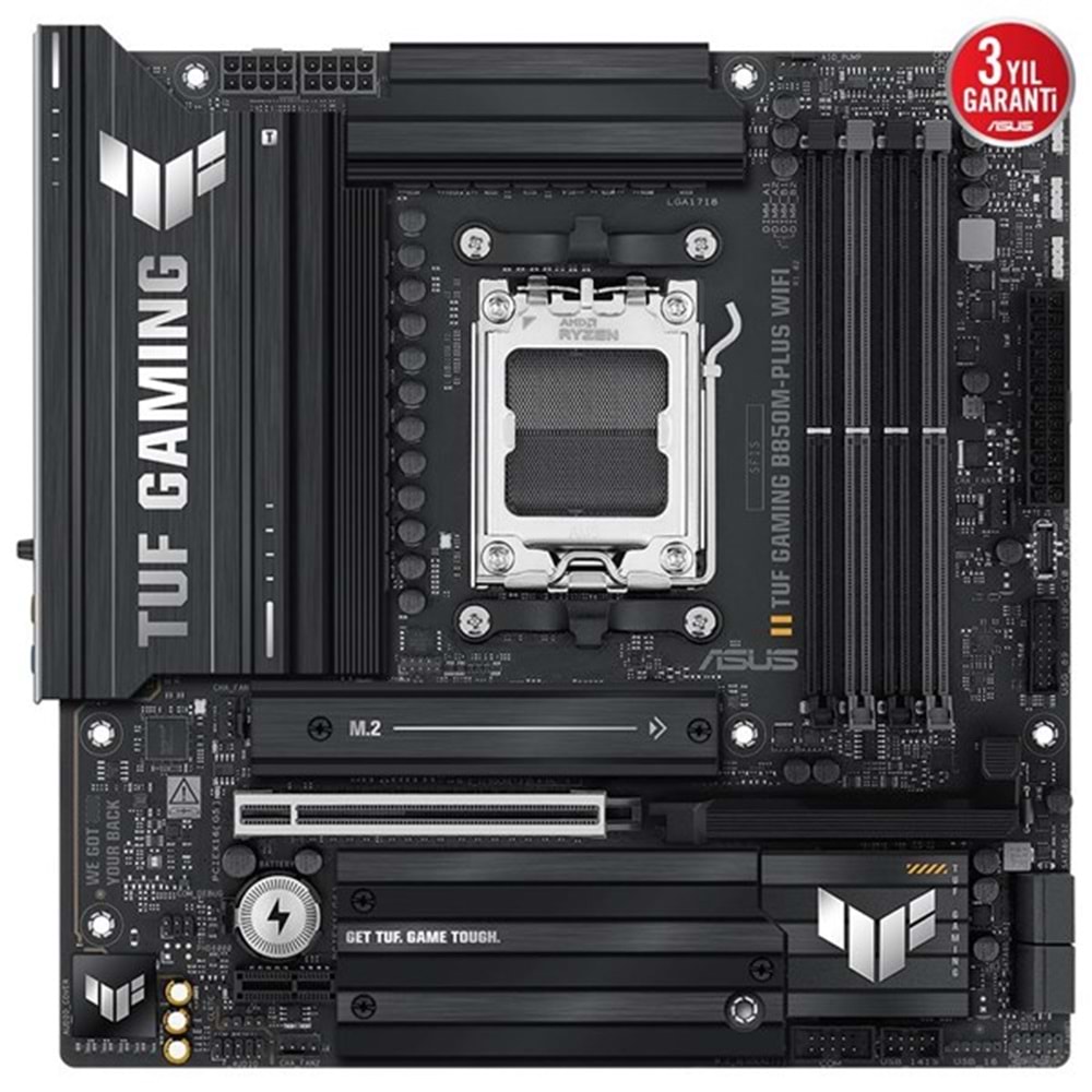 ASUS TUF GAMING B850M-PLUS DDR5 HDMI DP PCIE 5.0 AM5 ATX