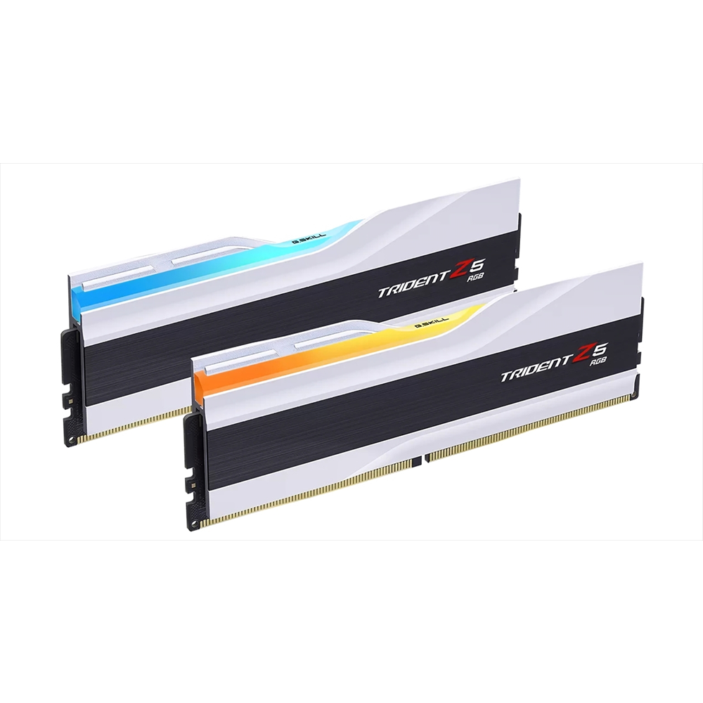 GSKILL 64GB (2X 32GB) DDR5 6000MHZ CL32 DUAL KIT PC RAM / TRIDENT Z5 RGB F5-6000J3636F32GX2-TZ5RW BEYAZ
