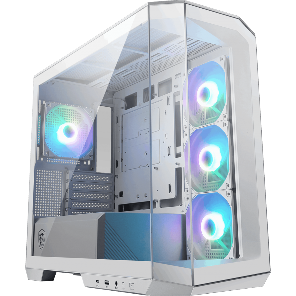 MSI MAG PANO M100R PZ WHITE Gaming Mid-Tower PC Kasası Beyaz