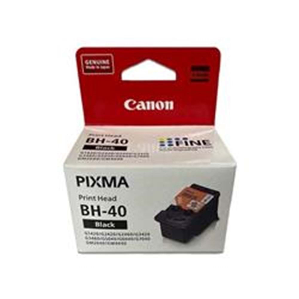 Canon G Serisi Black Siyah Baskı Kafası BH-40 G1420-G2420-G2460-G3420-G3460-G3470-G5040-G6040-G7040