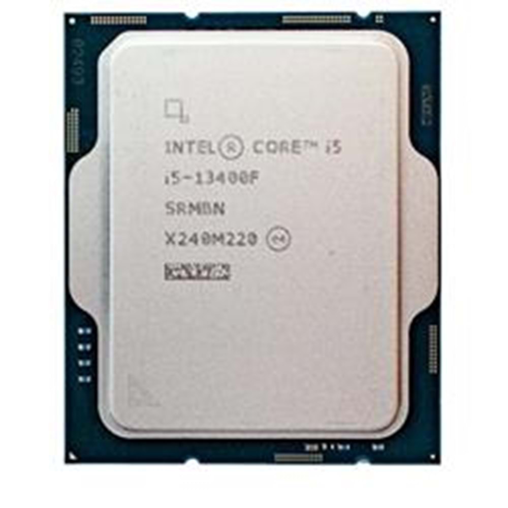 Intel Core i5 13400F TRAY 2.5GHz (Turbo 4.48GHz) 20MB Cache LGA1700 13.Nesil Kutusuz İşlemci 