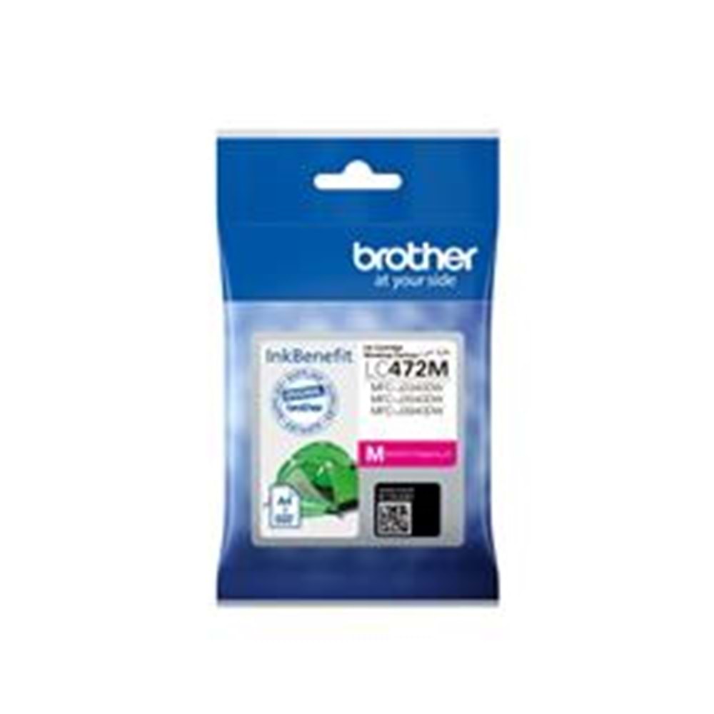 Brother LC472M Magenta Kırmızı 550 Sayfa Kartuş MFC-J2340-J3540-J3940