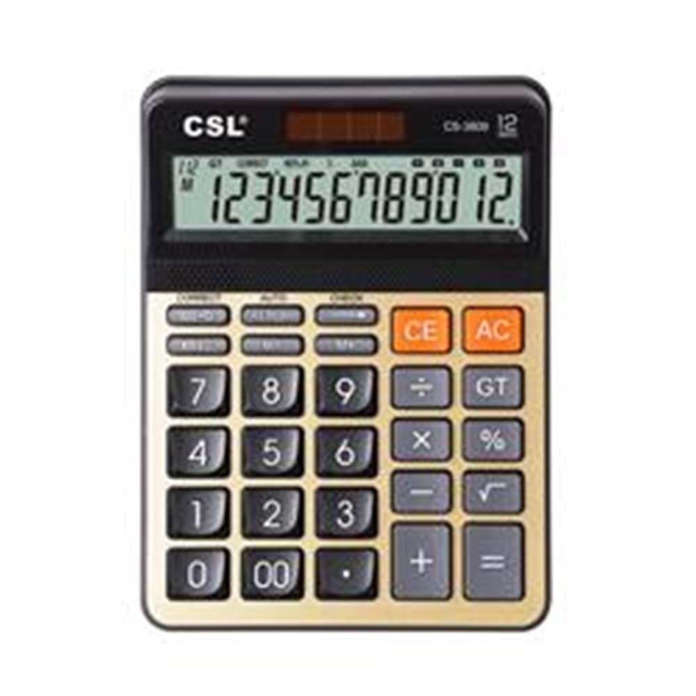CSL CS-3809 12 Hane Masa Tipi Hesap Makinesi