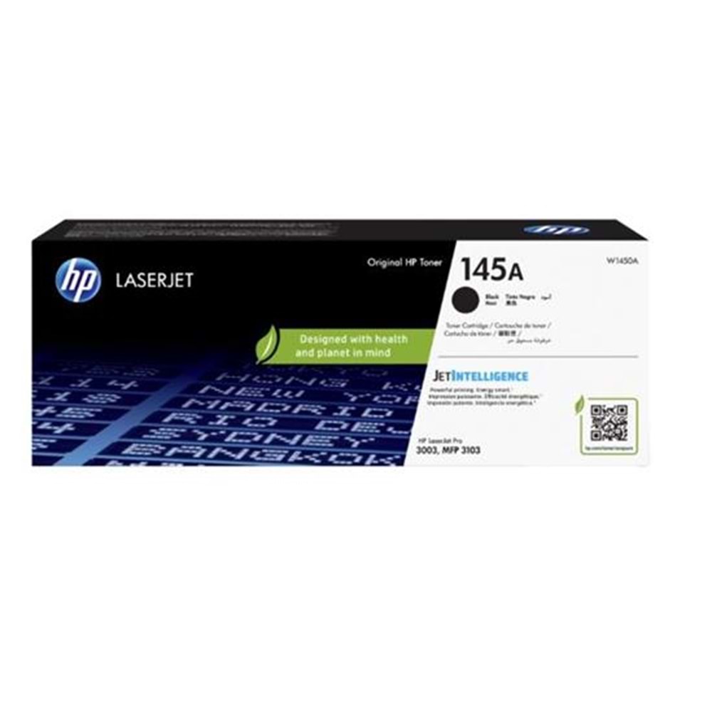 HP 145A Black Siyah 1.700 Sayfa Toner W1450A