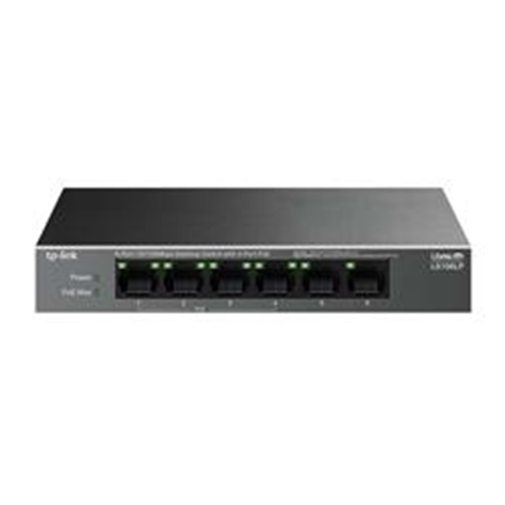 Tp-Link LS109P 9 Port 10-100 Mbps 8 Port Poe+ 10-100 Mbps Switch Metal Kasa