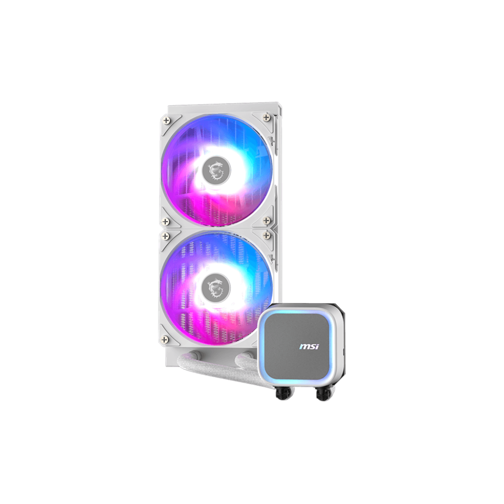 MSI 240mm MAG CORELIQUID A13 ARGB Sıvı Soğutmalı AM5-1851p İşlemci Fanı Beyaz