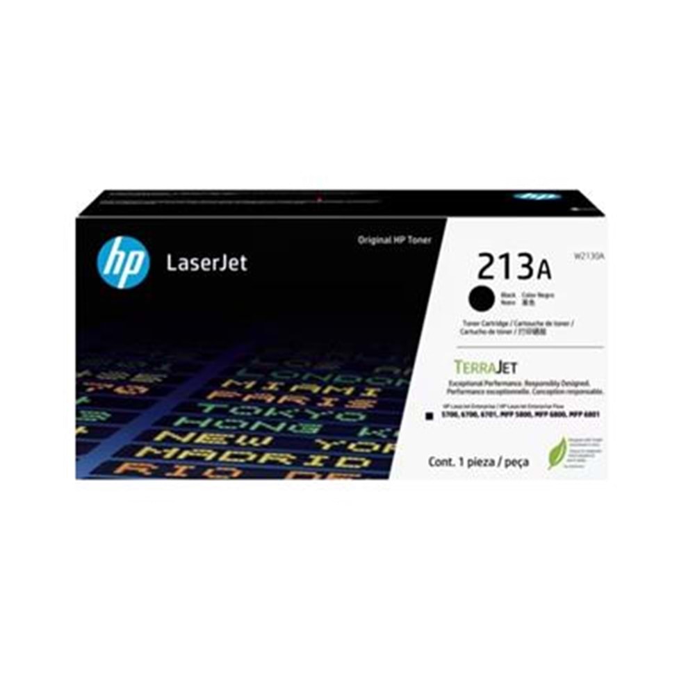 Hp 213A Black Siyah 3.500 Sayfa Toner W2130A