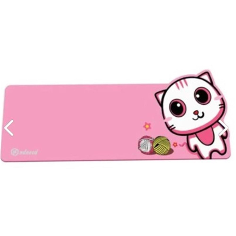 Ndneed Sevimli Kedi Klavye Mouse Masaüstü Matı