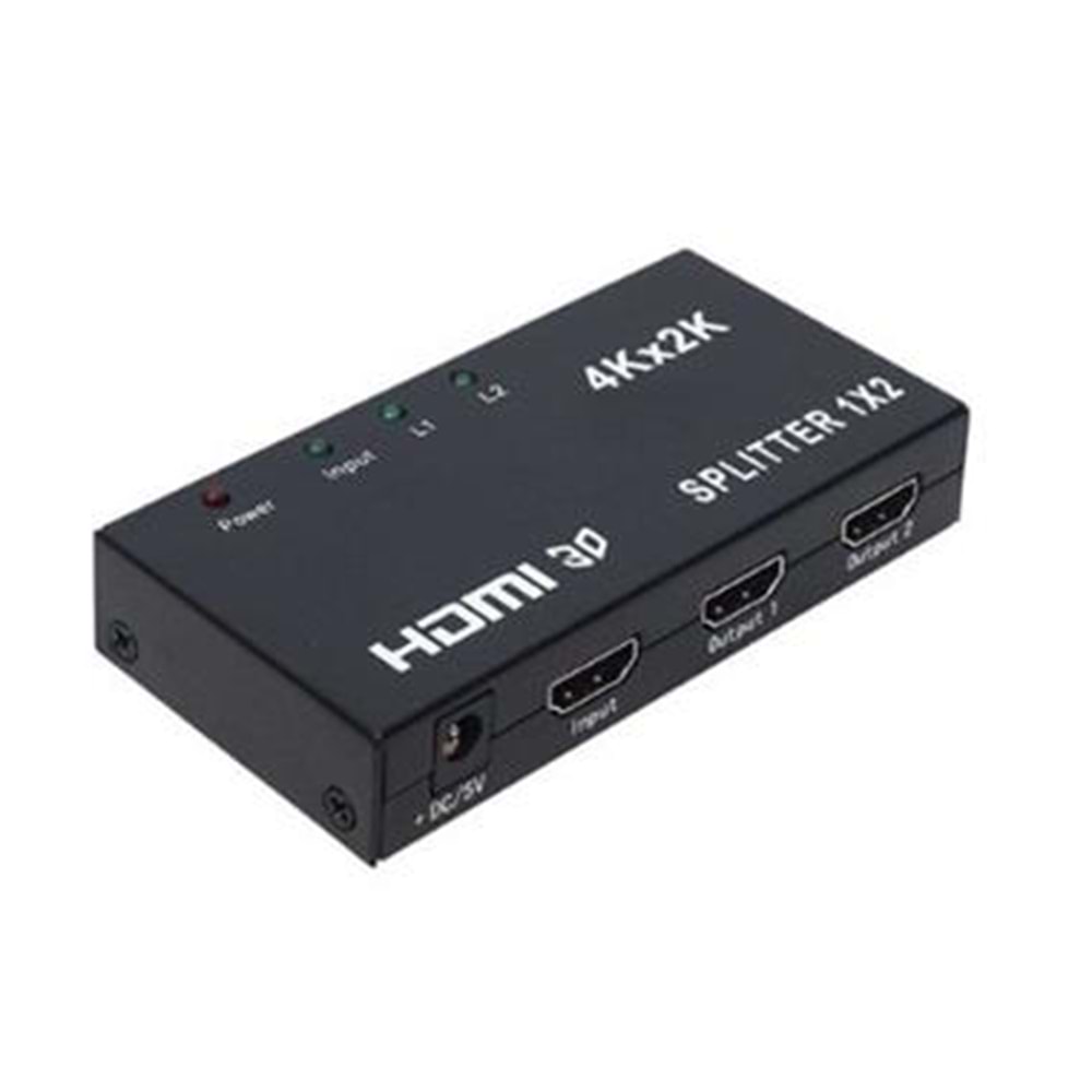 Nova NVC-HDSQP2 4K HDMI 1-2 Splitter 1 Giriş 2 Çıkış 