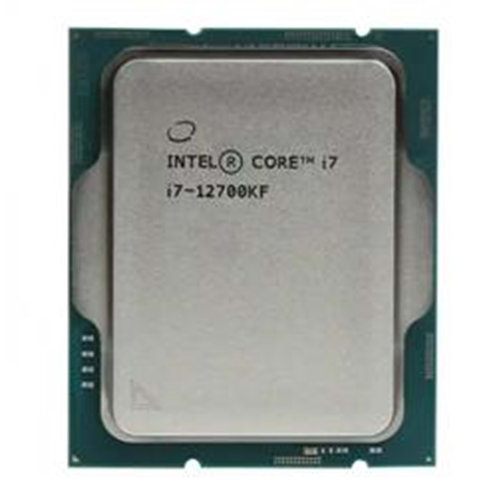 Intel Alder Lake Core i7 12700Kf TRAY 3.6Ghz 1700P 25Mb Novga 12.Nesil Kutusuz İşlemci 