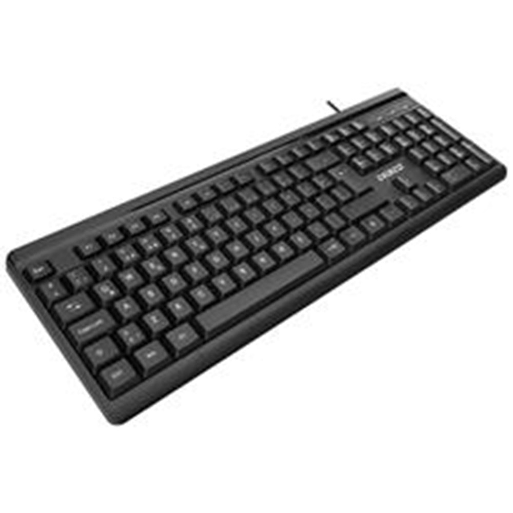 Everest KB-741Q Siyah-Gri USB 2 Metre Bakır Kablolu Usb Q Klavye