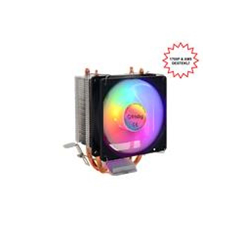 Frisby FCL-F1332C Intel 1366-115x-1200-1700-AMD AM2-AM2+-AM3-AM4-AM5 CPU FANI