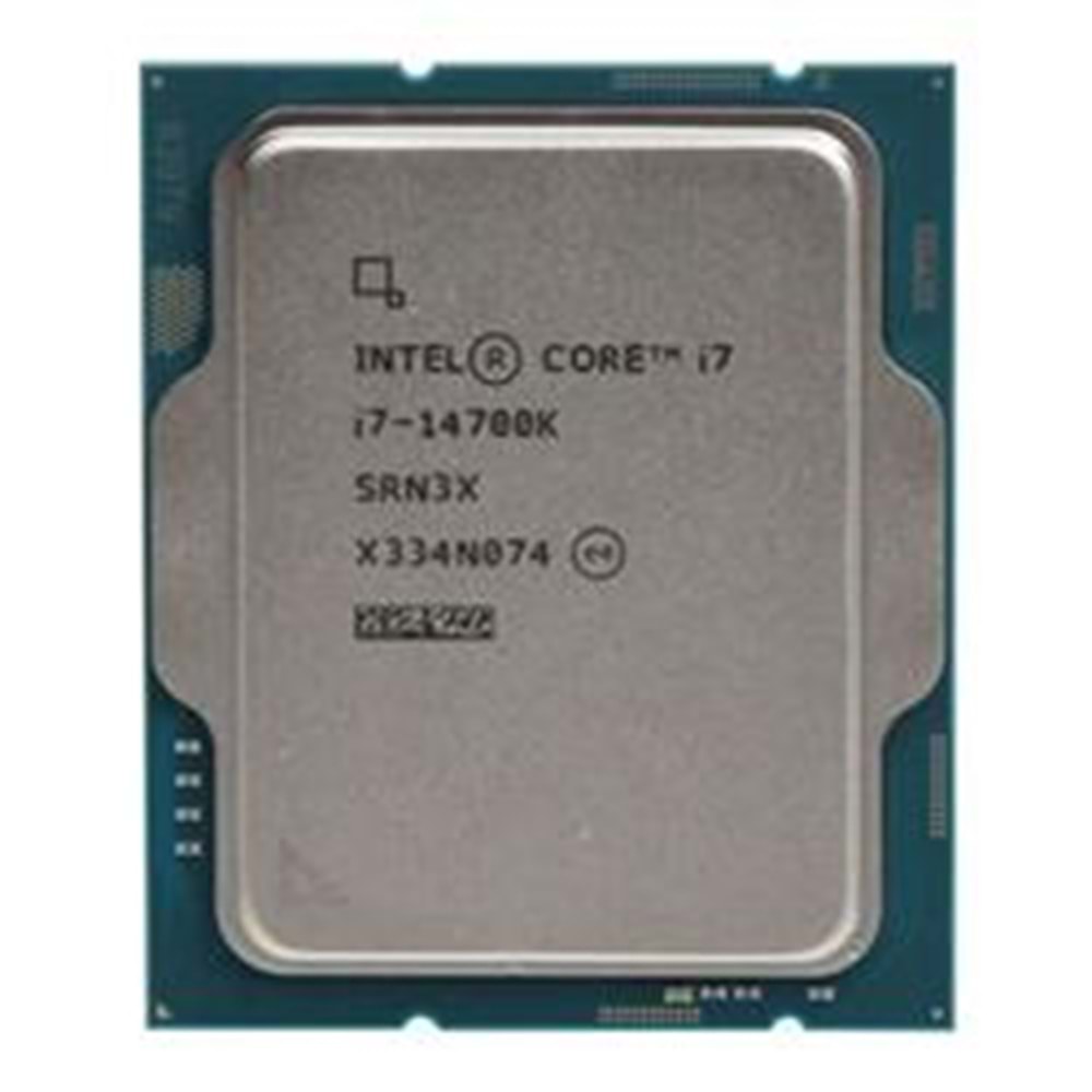 Intel Core i7 14700K TRAY 3.4GHz 33MB Önbellek 20 Çekirdek 1700 10nm Kutusuz İşlemci