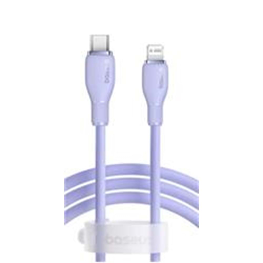 Baseus Pudding USB-A Light 2.4A Kablo 1.2m Mor (P10355700511-00)