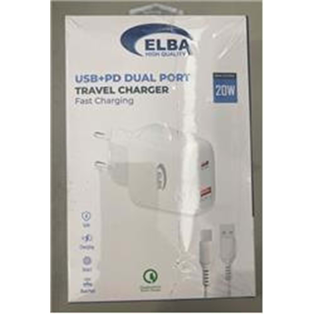 ELB44 ELBA 20W 2Lİ PD+USB TYPE-C SET