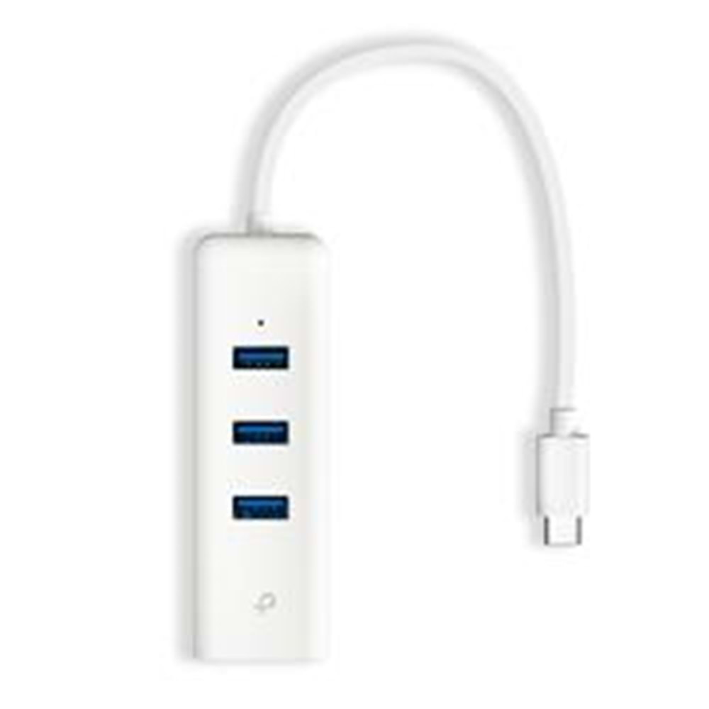 Tp-Link UE330C 10-100-1000 Mbps 3.0 Type C Ethernet Çevirici + 3 Port USB Çoğaltıcı