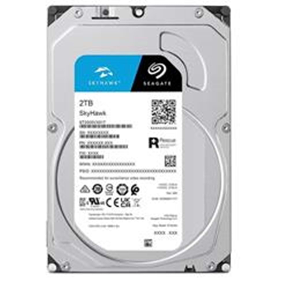 Seagate 2TB ST2000VX017 5900Rpm 256MB Harddisk 7-24 Güvenlik Diski (Koyuncu Distribitör Ürünü)