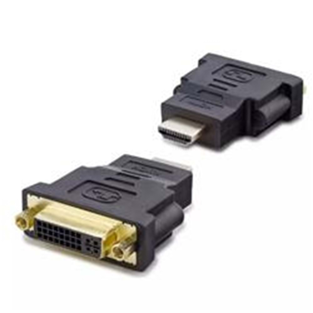 HADRON HDX1255 HDMI (M) TO DVI (F) ADAPTÖR 24+5 SİYAH