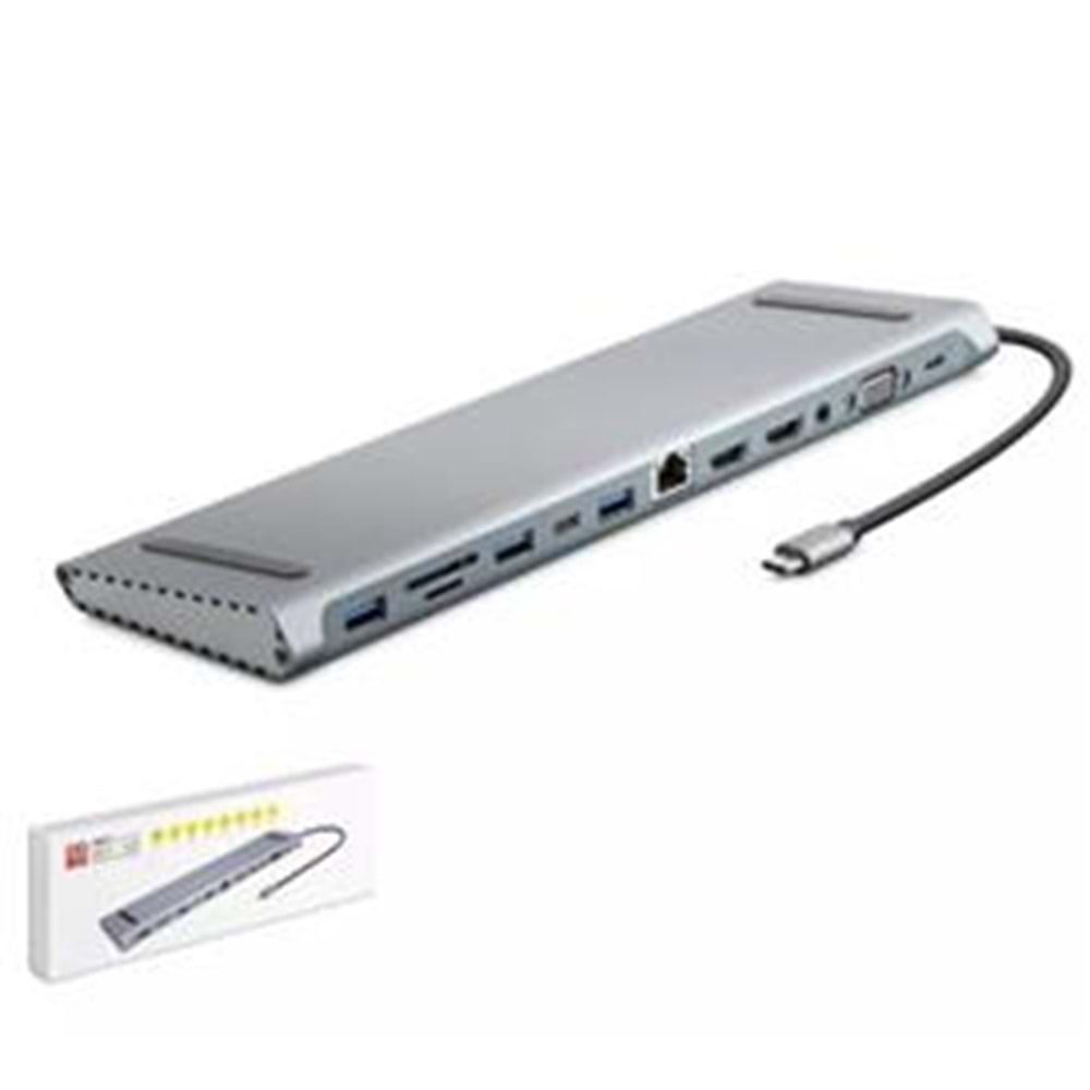 HADRON HDX7855 TYPE-C HDTV COMBO 2-TYPE-C + 2-HDMI
