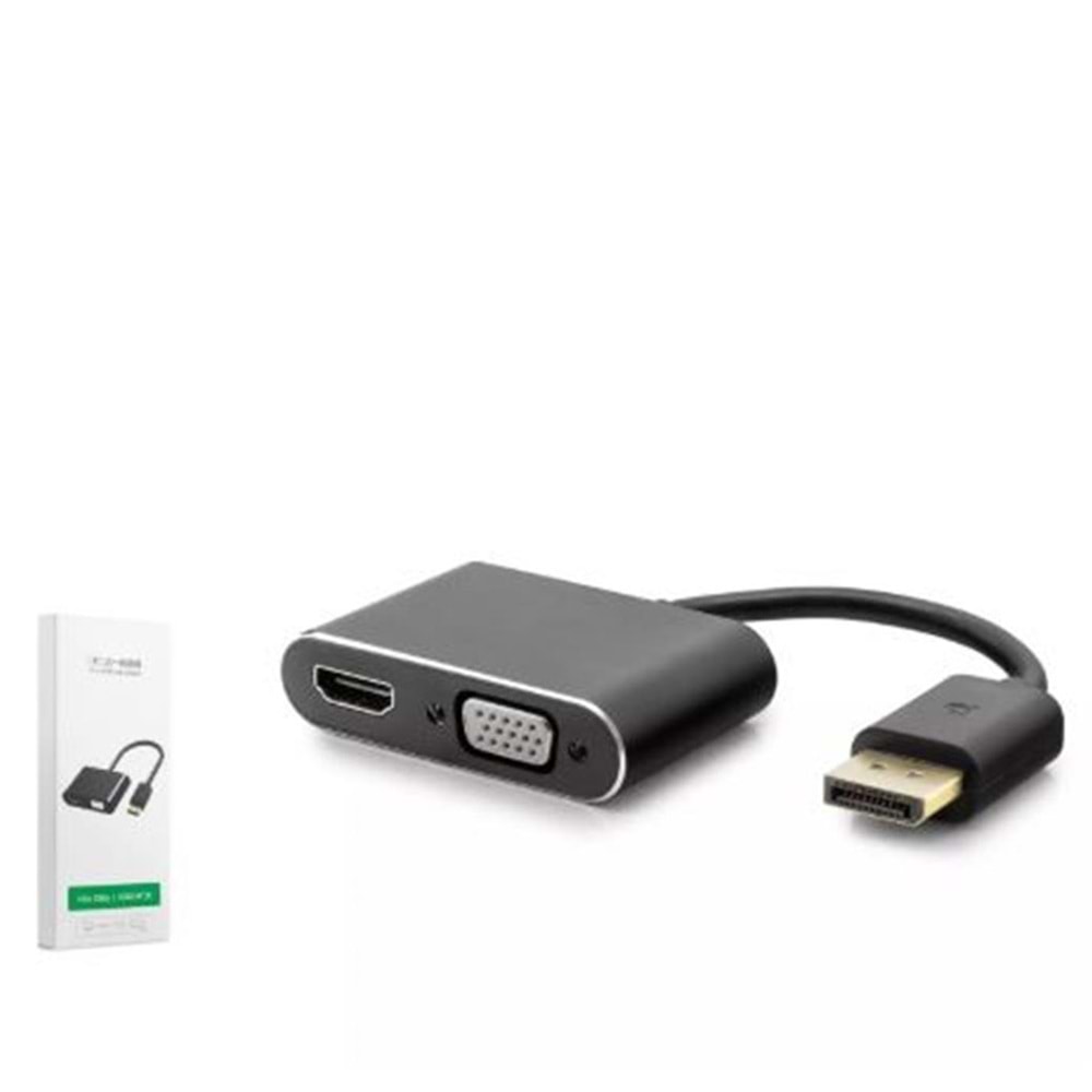 HADRON HDX7822 DISPLAY TO HDMI + VGA F ÇEVİRİCİ 4K 1080P 22CM