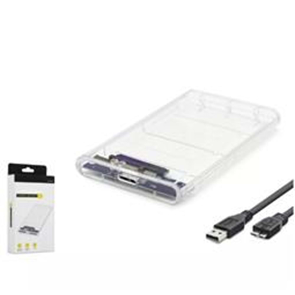 HADRON HDX1760 HDD KUTU USB3.0 PLASTİK SATA 2.5
