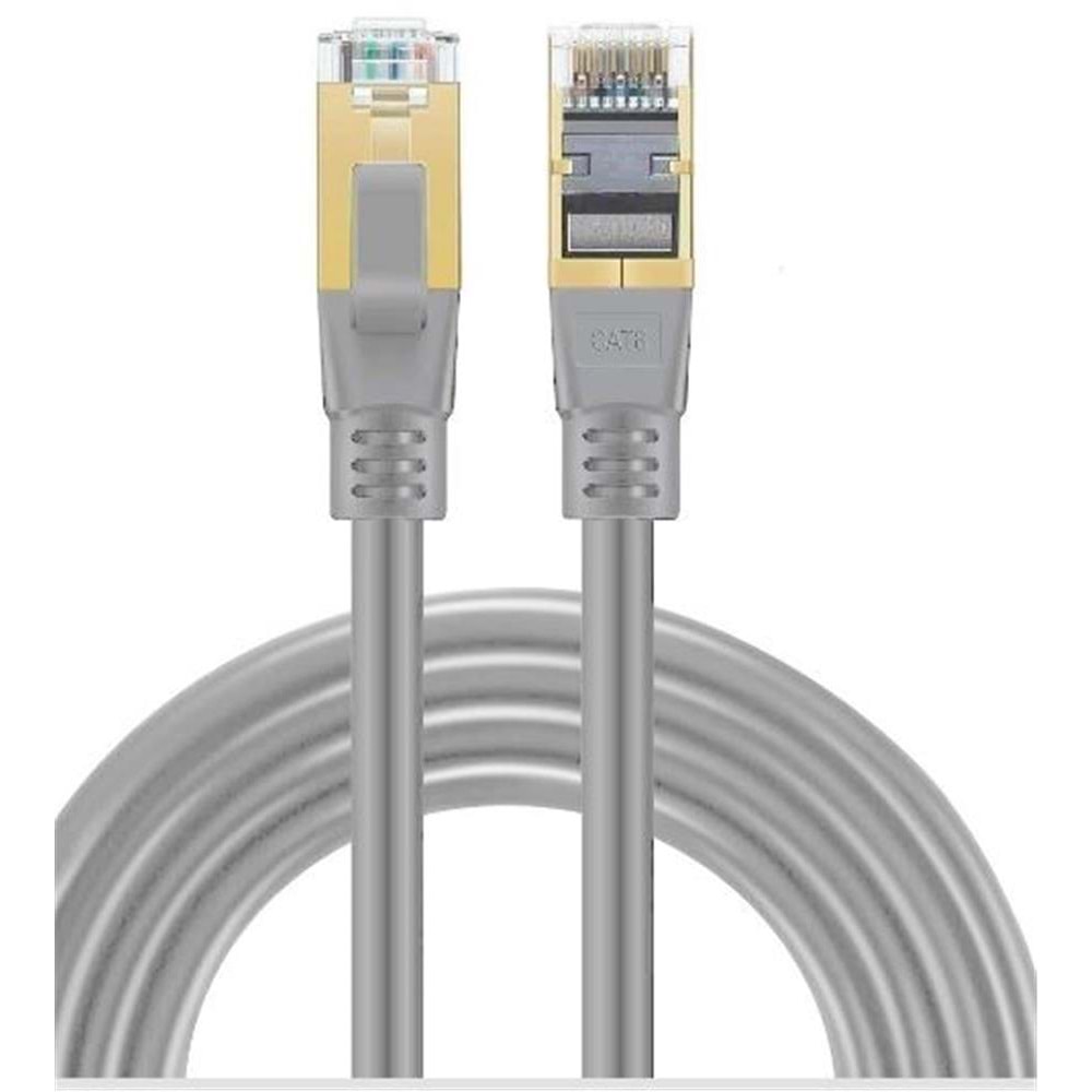 Inca ICAT8-01G 1mt 100 yüzde 100 Bakır S-FTP 40Gbps 2000Mhz High Speed Kablo
