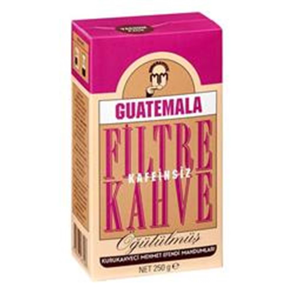 Mehmet Efendi 250gr Guatemala Filtre (Kafeinsiz)